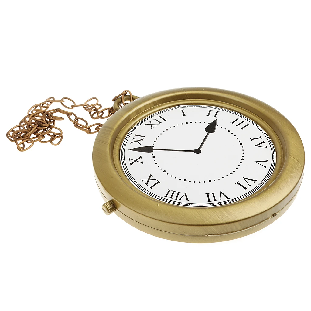 Vintage Rapper Necklace Clock Fancy Dress Costume Party Prop Decoration Vintage Rapper Necklace Clock Fancy Dress Costume Party Prop Decoration