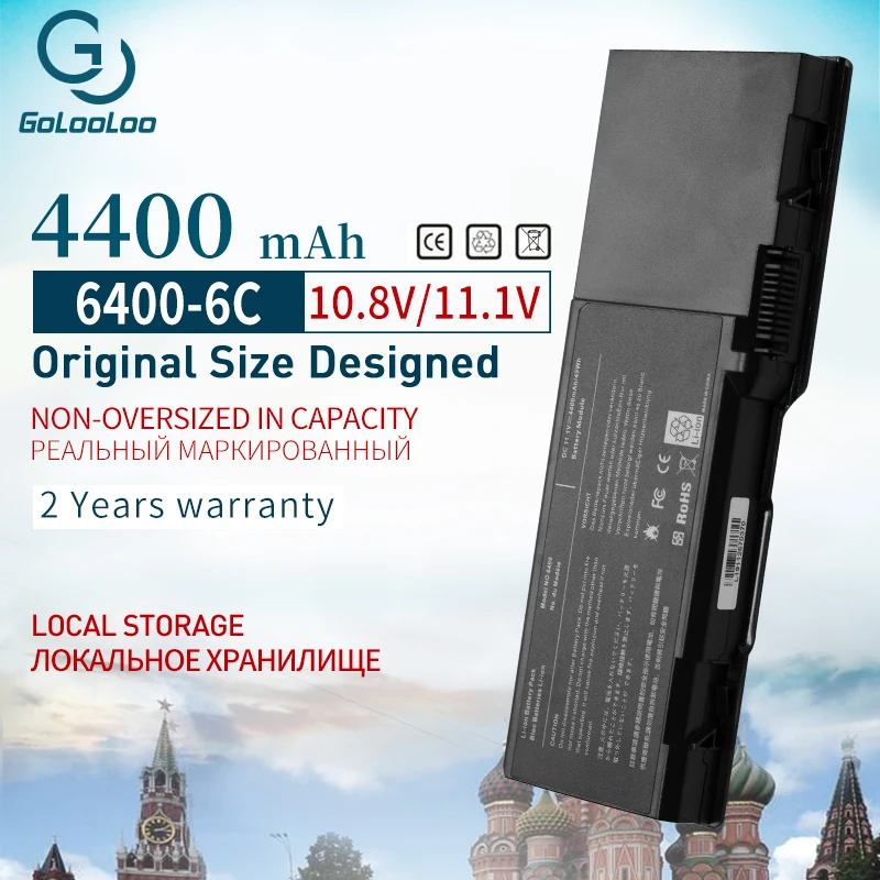 Аккумулятор 4400 мАч для dell Inspiron 6400 E1505 1501 Latitude 131L Vostro 1000 451 10339 10424 JN149 KD476 PD942 PD945|battery for