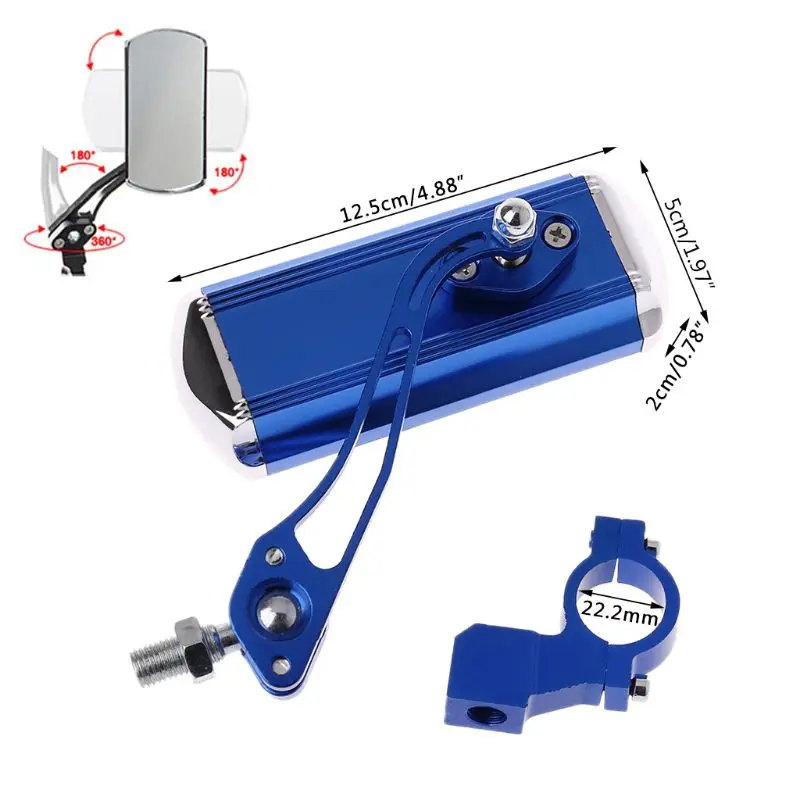 Ciclismo bicicleta clássico espelho retrovisor guiador flexível segurança retrovisor pxpf