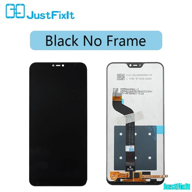 Для Xiaomi mi A2Lite lcd сенсорный экран для Xiao mi Red mi 6 Pro дисплей с рамкой mi A2 Lite дисплей - Цвет: Black without Frame
