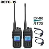 DMR Dual Band Digital Walkie Talkie 2pcs Retevis RT3S VHF UHF GPS Ham Radio Amador Transceiver Portable Two Way Radio Station ► Photo 1/6