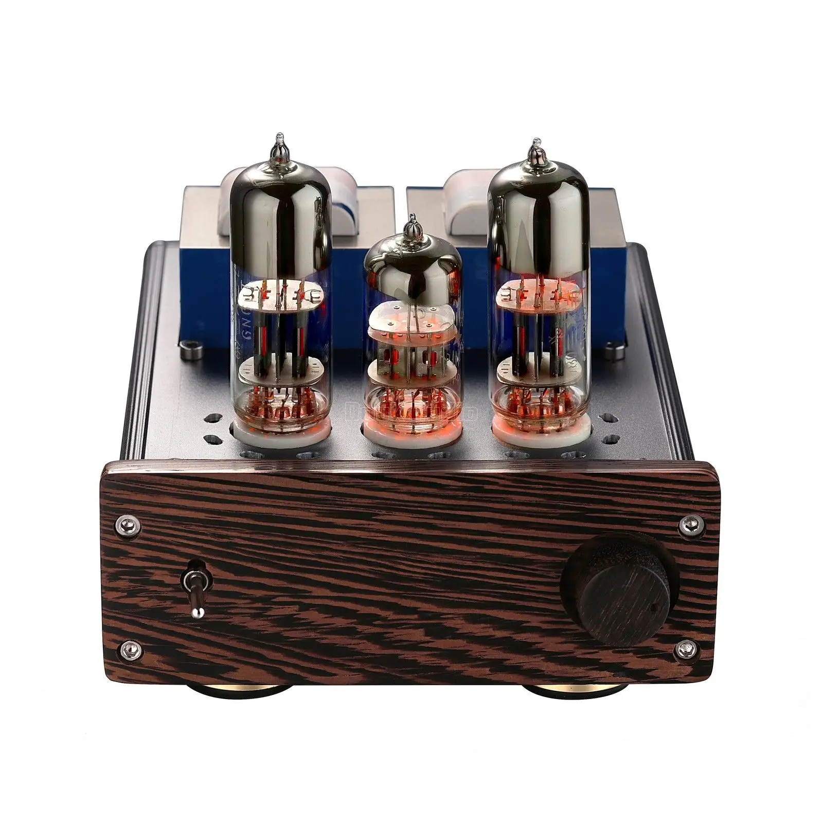 Douk Аудио Mini 6N6+ 6N2 усилитель вакуумной трубки HiFi SEPP класса AB Настольный усилитель мощности