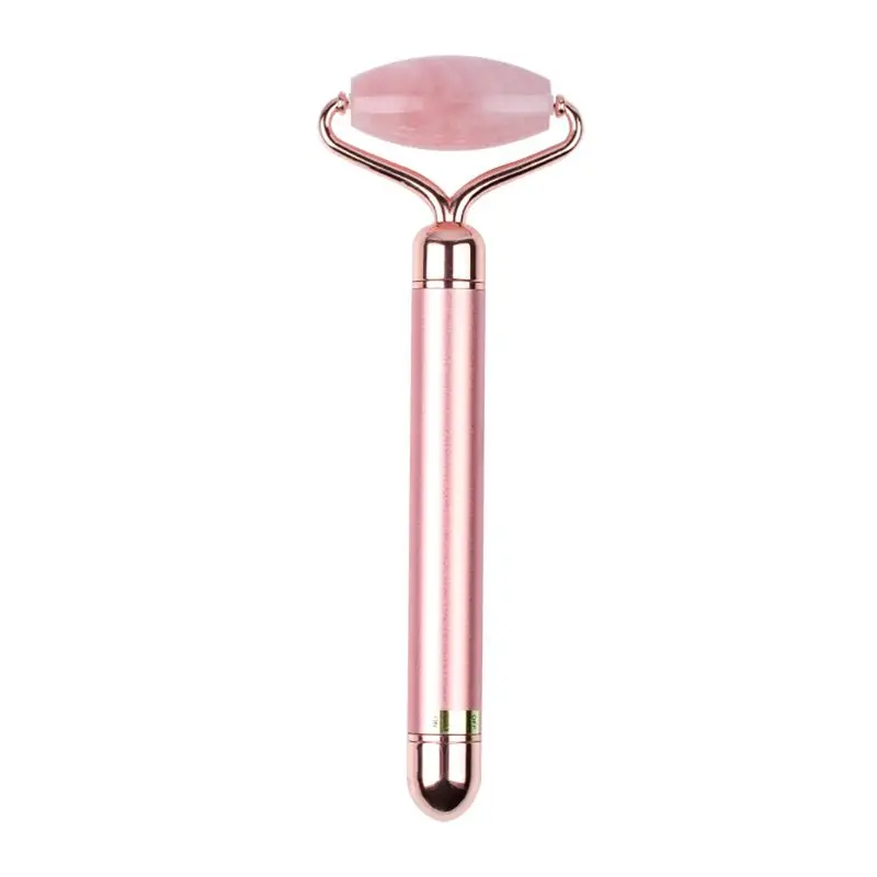 

Electric Rose Quartz Roller Face Massager Jade Roller Facial Roller for Face