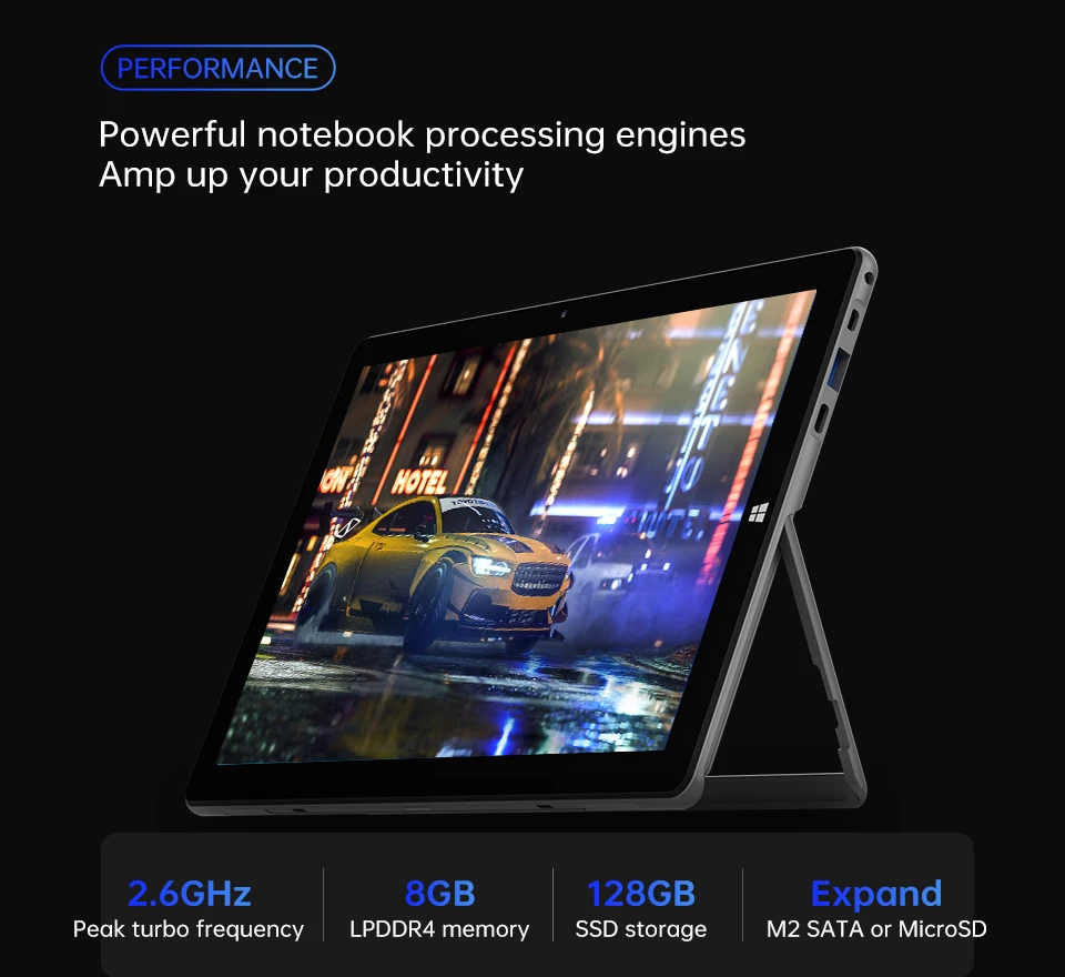 ALLDOCUBE iWork 20 Pro Windows 11 Tablet 10.5 inch 8GB + 128GB SSD intel N4120 Tablet PC 1920×1280 IPS HDMI Notebook Computer