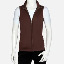 Весенне-осенние модные Бизнес Для мужчин сплошной Цвет жилет Для мужчин Slim Fit Жилет трендовый жилет с воротником-стойкой
