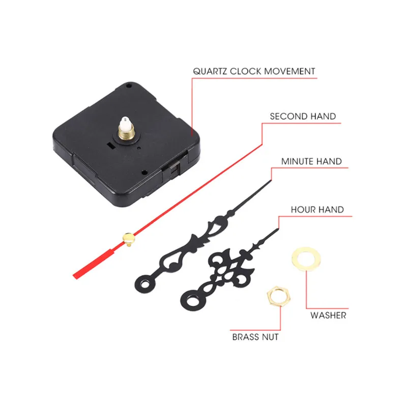 DIY часовой механизм классический подвесной Черный Кварцевые часы настенные часы механизм детали Ремонт Замена необходимые инструменты