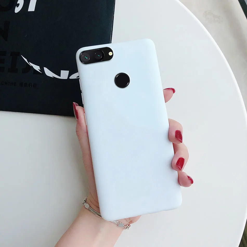 Custodia TPU + Vetro Temperato Per Xiaomi Mi 8 Lite - Kit Protezione Nero, Compatibilità Perfetta