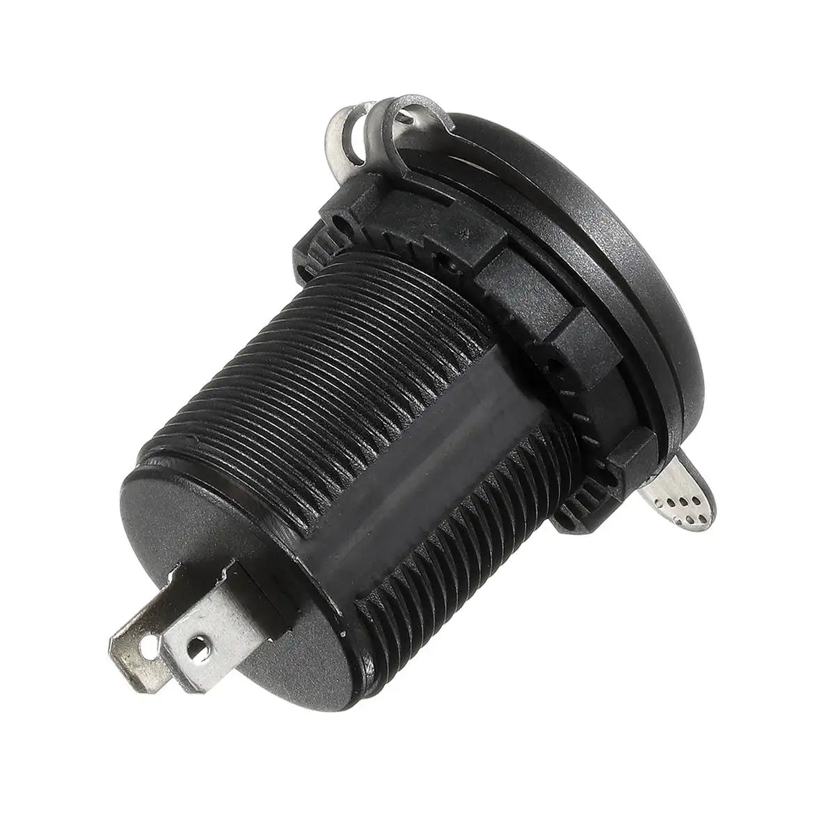Двойной порт type-C USB Quick Charge 3,0 зарядное устройство розетка 12-24 В светодиодный цифровой дисплей вольтметр Автомобиль Мотоцикл лодка