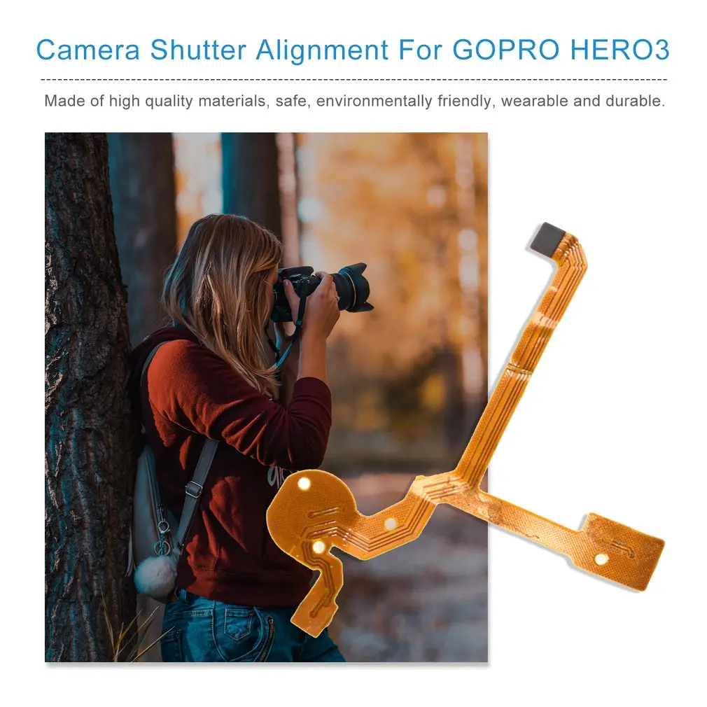 100% original NEW for GOPRO hero 3+ HERO 3+ gopro3+Silver Black microphone flat cable shutter flex cable GOPRO cable repair
