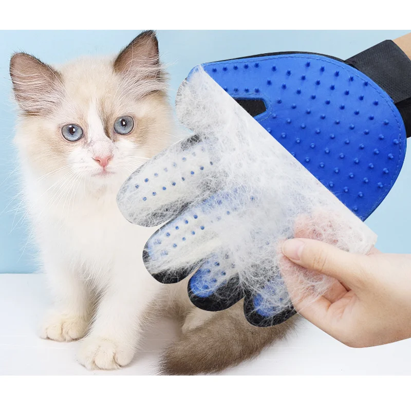 Pet Grooming Glove for Cats Hair Brush Comb Cleaning Deshedding Pets