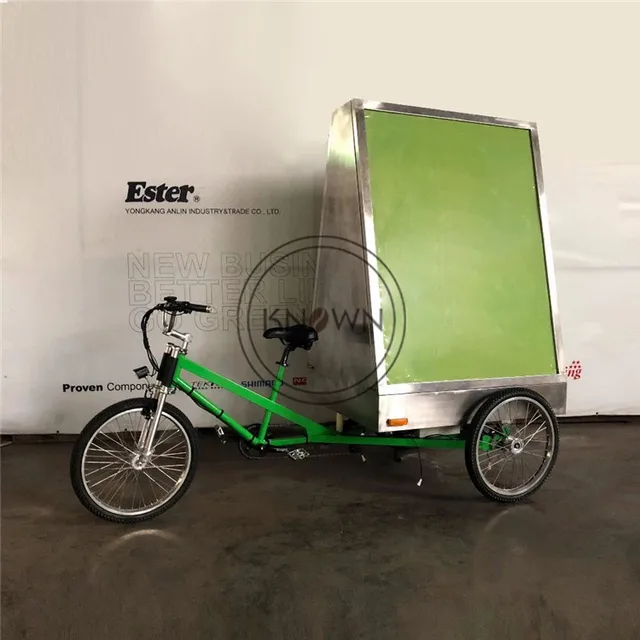 Listrik Iklan Sepeda Roda Tiga Sepeda Kargo Dewasa 3 Roda Flatbed Trike Becak Pedal Sepeda Roda Tiga Barang Mobil Listrik Pengolah Makanan Aliexpress