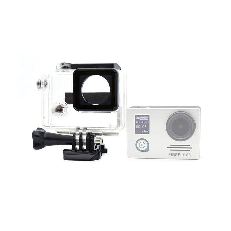 FIREFLY ABS Waterproof Protective Action Camera Case, Wide-Angle/Undistorted Version