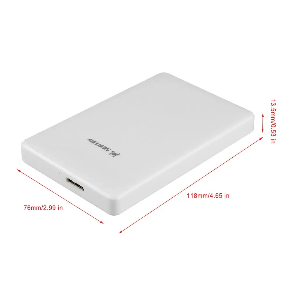 SEATAY HD101 2," USB 3,0 SATA 3,0 Hd коробка HDD жесткий диск Корпус для внешнего жесткого диска инструмент бесплатно 5 Гбит/с прозрачный 4 цвета