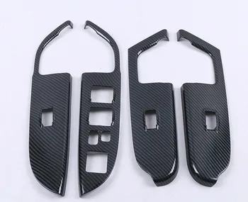 

For Mitsubishi ASX 2020 Car Door Armrest Window Glass Lifter Button Frame Decorative Cover Trim Car Styling Accessories