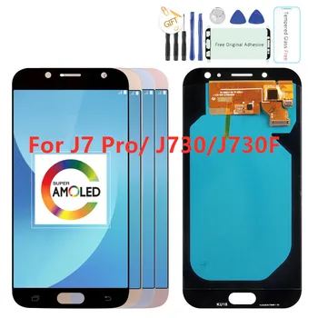 

A+++Super AMOLED LCD for Samsung Galaxy J7 Pro 2017 J730 J730F LCD Display and Touch Screen Digitizer Assembly