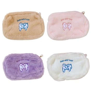 

Kawaii Dog Plush Pencil Case Pen Bag Pouch Cute Girls Student Stationary School Supplies Kids Gift