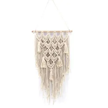 

Macrame Wall Hanging Tapestry Bohemian Cotton Rope Boho Tapestry Apartment Dorm Living Room Art Decor Home Decor Hot Sale