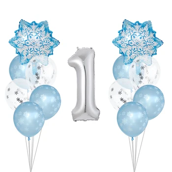 

Mixed 13 Pcs/Bag Snowflake Confetti Latex Balloon Birthday Party Decoration Baby Shower Happy Birthday Wedding Christmas