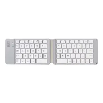 

Bluetooth Folding Keyboard Wireless Keyboard Light and Handy USB Charging Mini Wireless Folding Keyboard 67 Key for Tablet phone