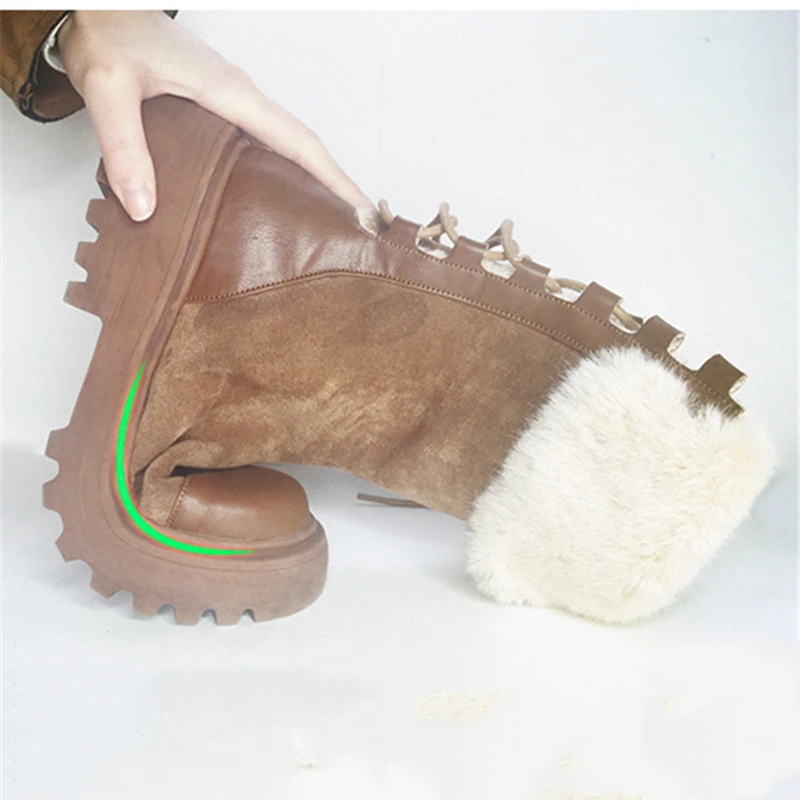 Ceny ERNESTNM buty damskie zimowe czarne ciepłe pluszowe śniegowce damskie gorące bawełniane botki wygodne połowy łydki Botas Mujer Invierno