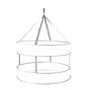 Household Laundry Basket Sweater Flat-Lay Drying Net Anti-Deformation Breathable Foldable Clothes Net Three-Layer Drying Rack 6