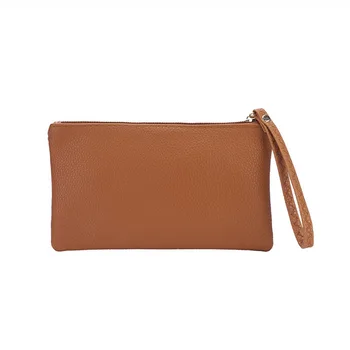 

Litchi pattern clutch bag female 2020 new simple handbag long wallet large capacity zipper mobile phone bag small bag