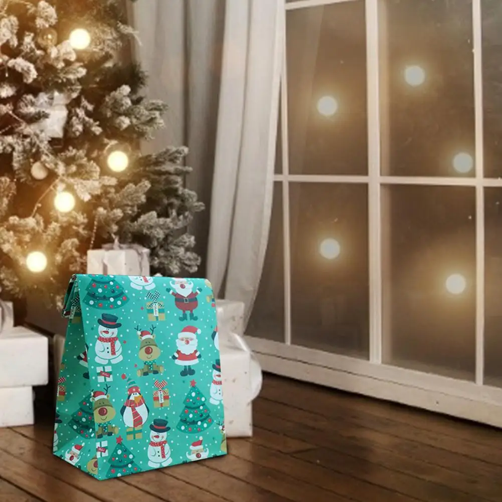 Рождественский подарок мешок Санта-Клауса и снеговика медведь лося Пингвин Puoch рождественские конфеты упаковочная сумка для детей подарок для рождественской вечеринки украшения