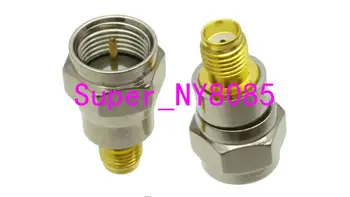 

10pcs F male plug to SMA female jack gold plated RF coaxial adapter connector