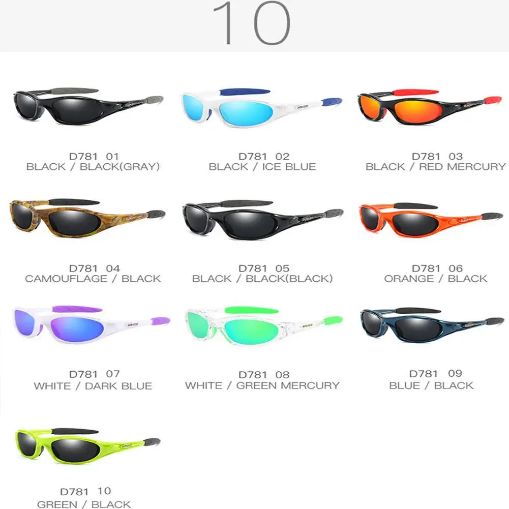 Studyset DUBERY мужские спортивные поляризованные солнцезащитные очки UV400 для вождения, рыбалки, лета, верховой езды, солнцезащитные очки