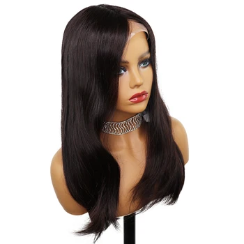 

YY Wigs Natural Color Human Hair Jewish Wigs for Women 16 Inch Full Hand Tied Silk Base Jewish Wig 150 Density Glueless Lace Wig