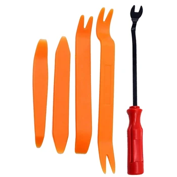 

Auto Trim Removal Tool Kit,5 Pcs Car Panel Door Window Tools Kit,Auto Clip