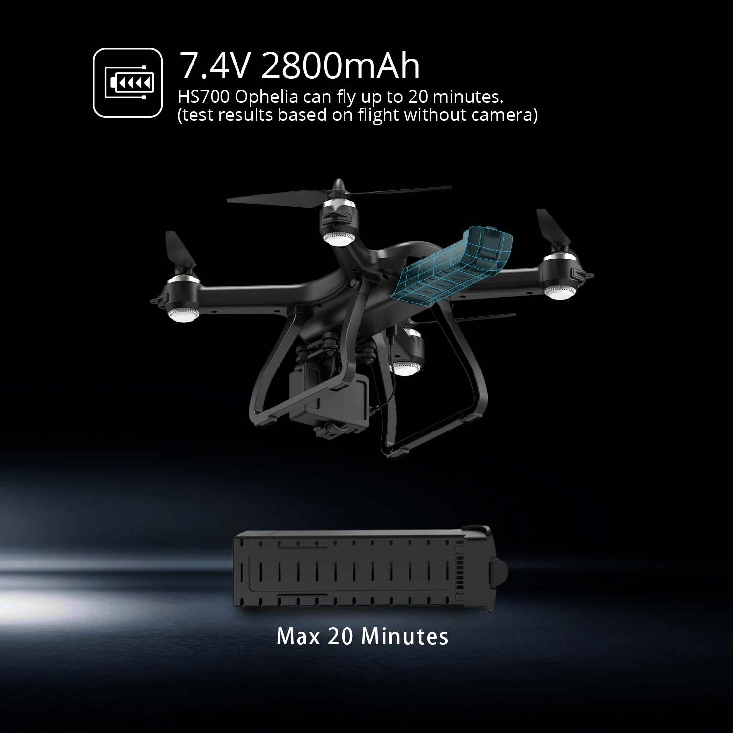  Holy Stone HS700 GPS Drone 5G with Camera Full HD 1080P Drone GPS Brushless 1km 1000M FPV Profesion
