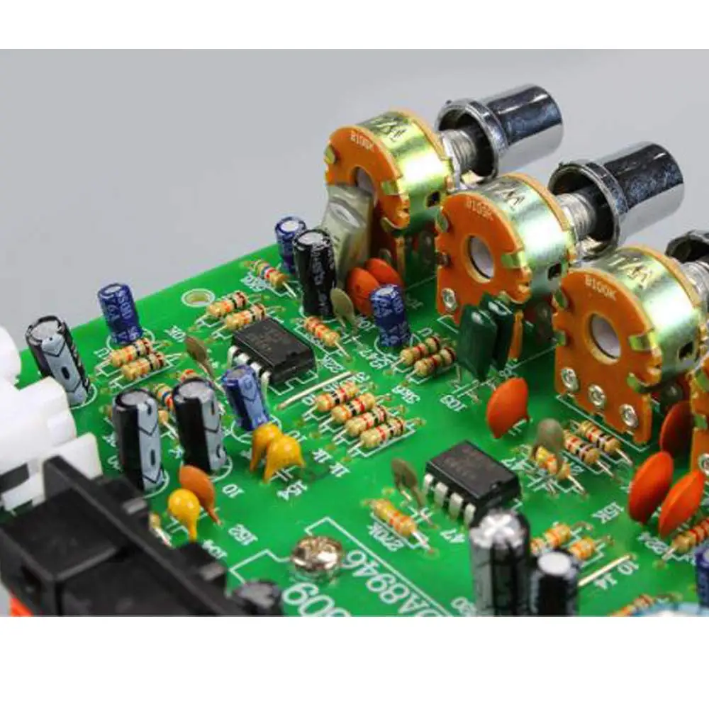 2,0 Усилитель мощности 40W×2 DC12V с микрофоном двухканальный усилитель мощности плата PCB DIY