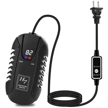 

Aquarium Heater 25-200W Betta Fish Tank Heater with Digital LED Display and External Thermostat Controller US Plug