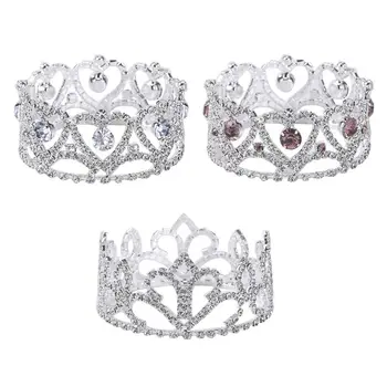 

Girl Party Tiara Children's Crown Newborn Photography Props Headband Accessories E65D