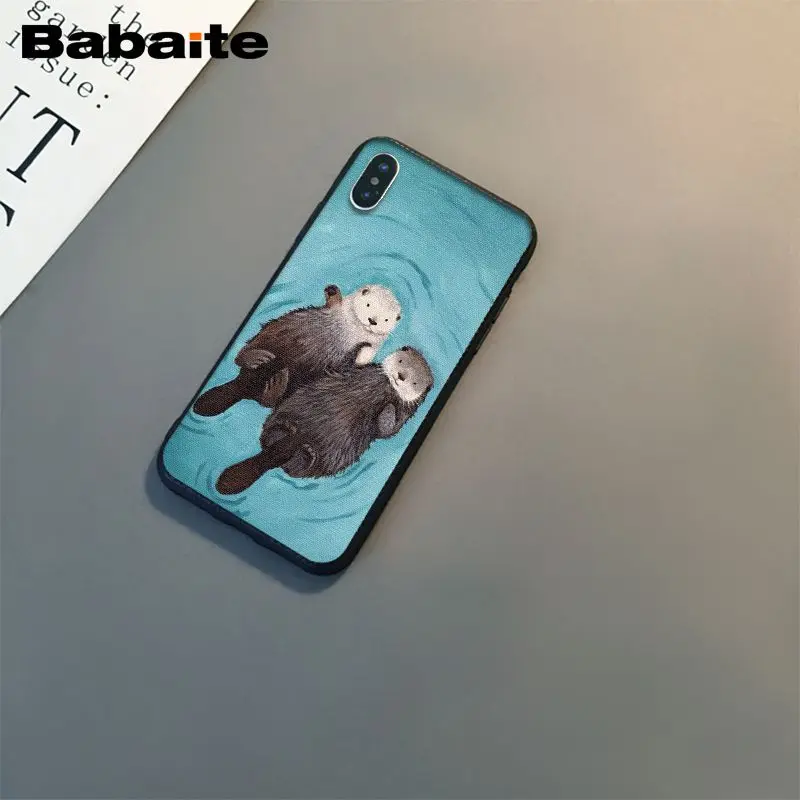lovely cute Otter water animal