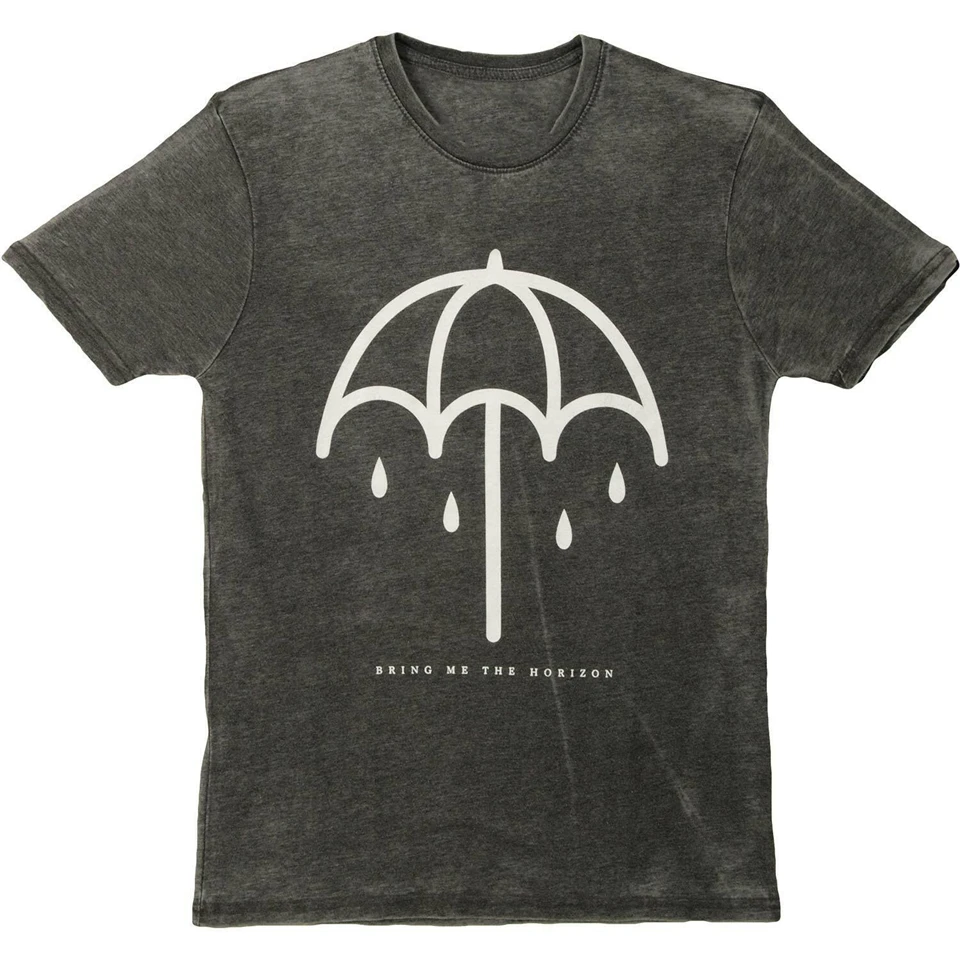 Bring Me The Horizon Men'S Umbrella Винтажная Футболка X-Big серая Спортивная футболка 190455342869 |