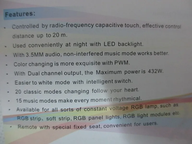 Музыка 2 управление Лер RGB светодиодный управление Лер RF Музыка Аудио управление 18A 3 канала TQ для SMD 3528 5050 5630 Светодиодный светильник полосы