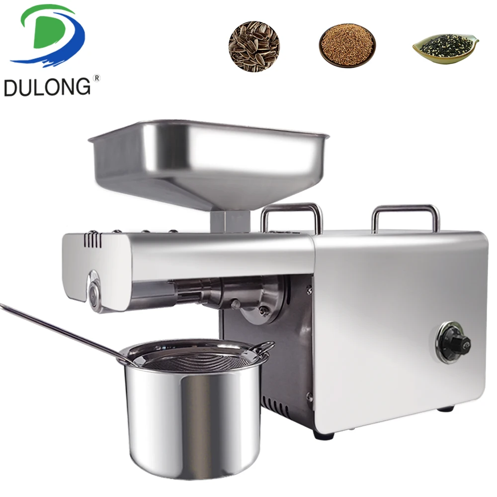 

High Extraction Oil Rate Oil Extractor Temperature Control Oil Press Machine Multi-function Stainless Steel oil Expeller