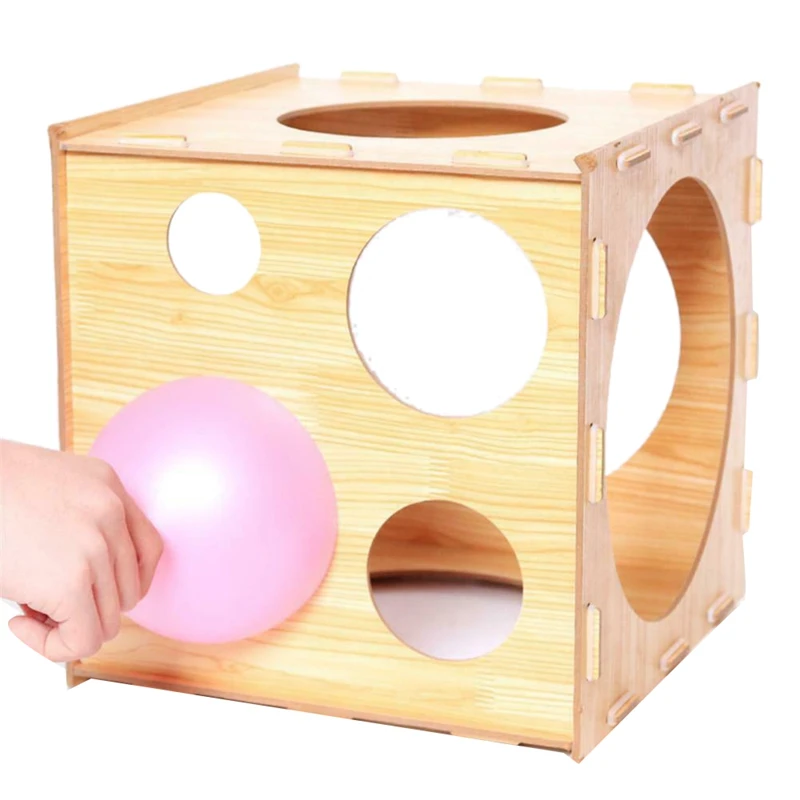 

9 Holes Collapsible Balloon Sizer Box Measurement Tool Stable 2-10 Inch for Birthday Wedding Party