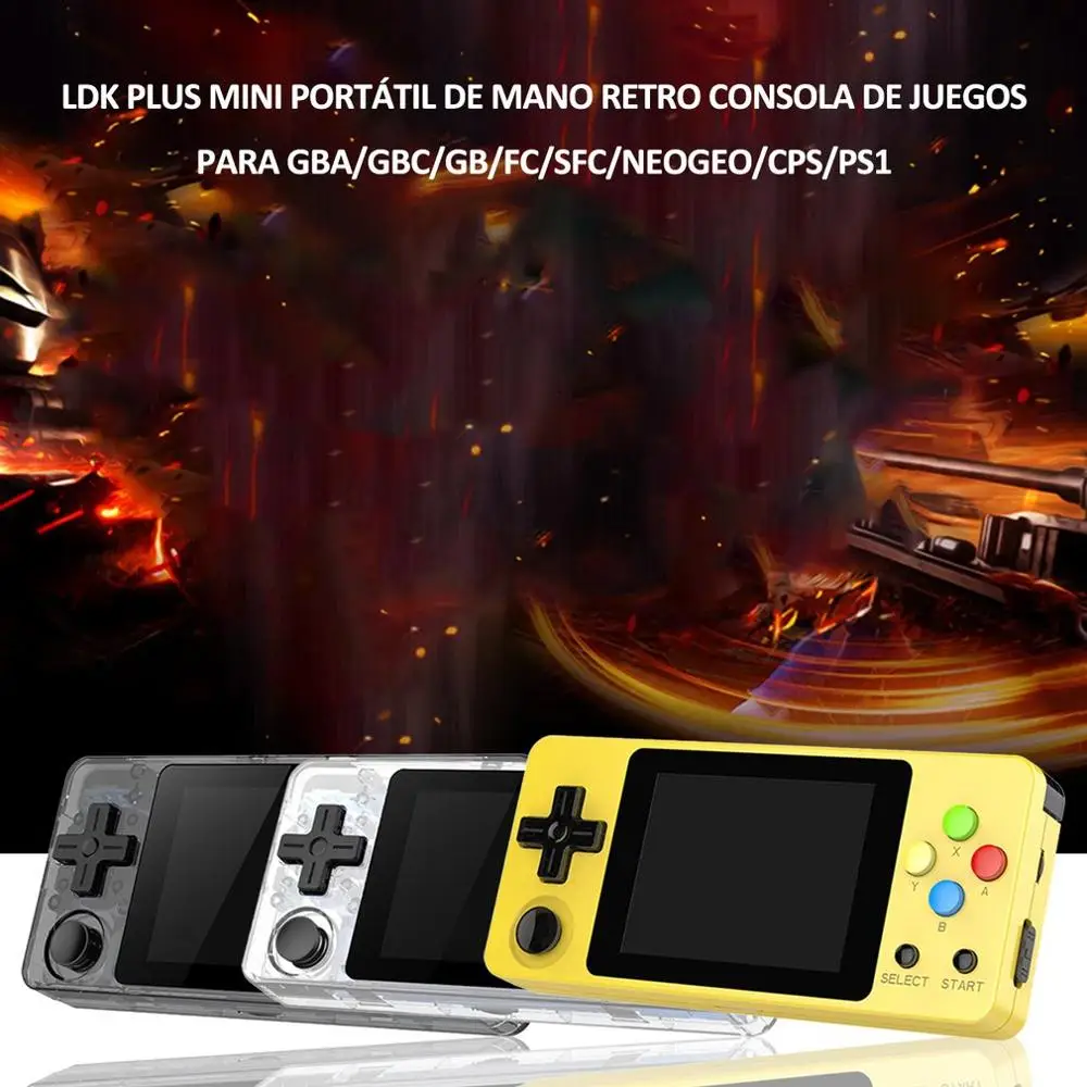Консоль с открытым исходным кодом LDK горизонтальная версия игры 2,6 дюймов экран мини Портативная детская и семейная Ретро игровая консоль