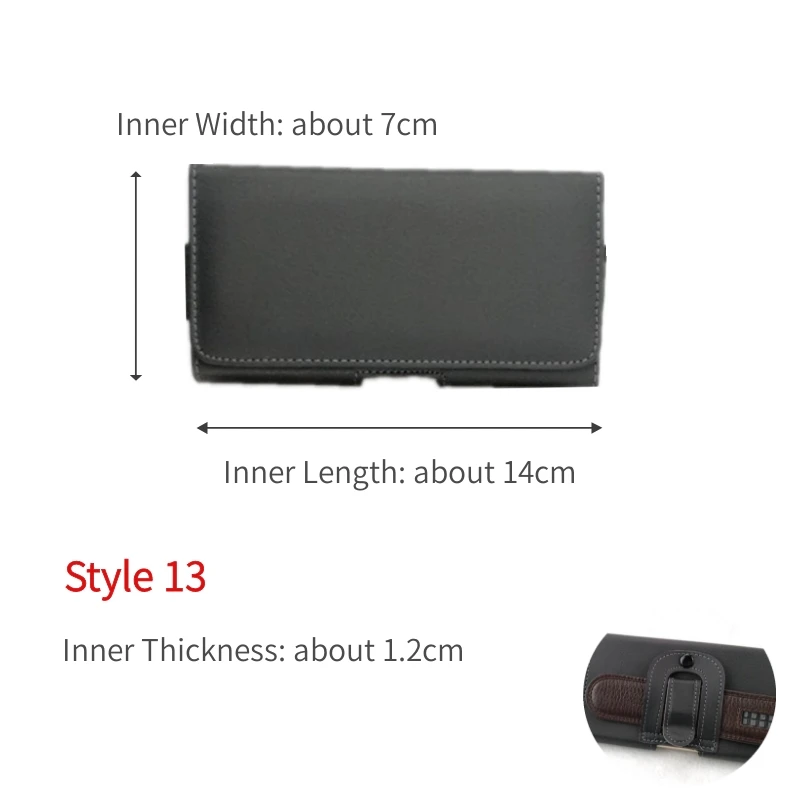 Universal Anti-Drop Mobile Phone Waist Belt Clip Case with Magnetic Buckle
