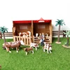 Simulación de La Granja de leche del mundo vaca Toro yak buey almizclero educativos estatuilla/modelo de animal juguete regalo para niños ► Foto 3/6