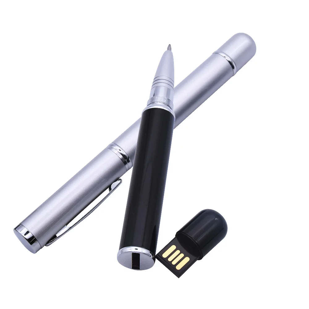 Высокоскоростная Usb 2 0 металлическая Флешка 16 ГБ 32 64 Гб шариковая ручка флешки