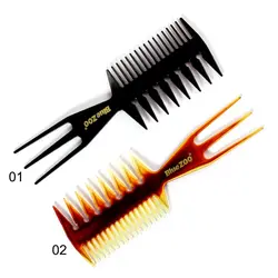 Трёхсторонняя расческа для волос, вставной волос расческа-вилка для укладки масла, щетка для волос, аксессуары для парикмахерских кистей