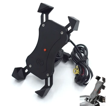 

motorcycle mobile phone holder USB charger mobile phone holder Universal for Triumph SPEED TRIPLE 675 STREET TRIPLE R DAYTONA