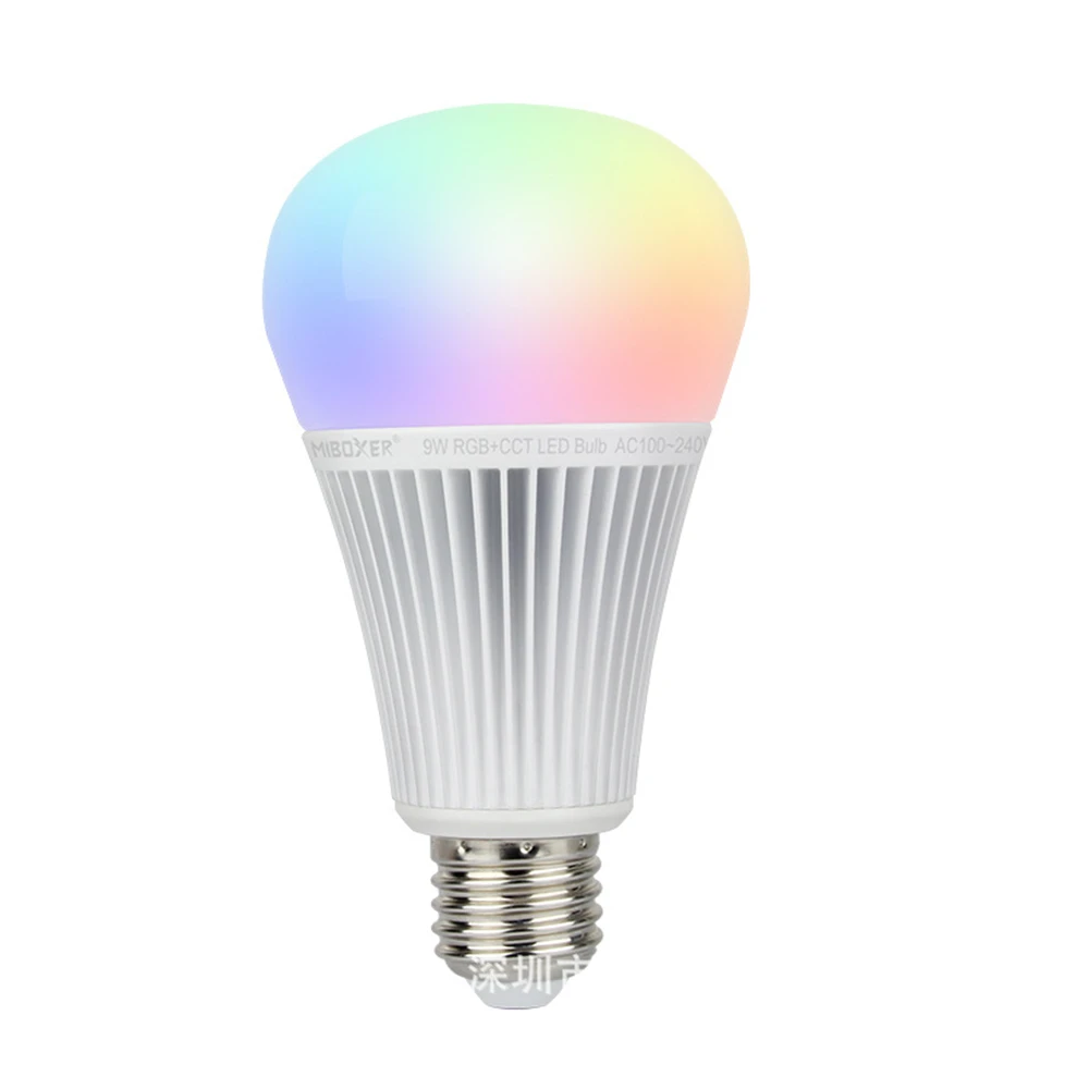 Miboxer 9 Вт RGB + CCT Светодиодная лампа FUT012 E27 светильник AC100 ~ 240 В умная 2 4G