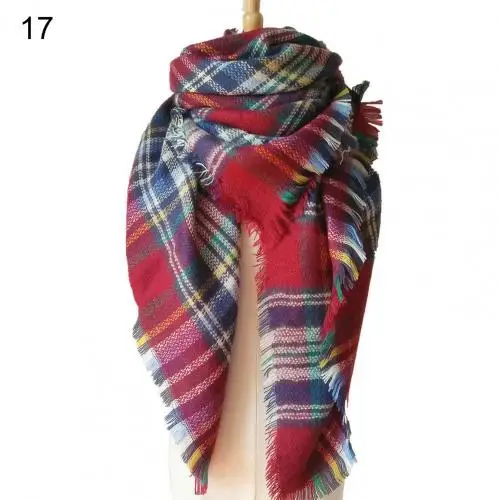 Multi-color  Stylish Multi-function Long Warm Shawl Comfortable Scarf Wrap Washable   for Gift mens infinity scarf Scarves