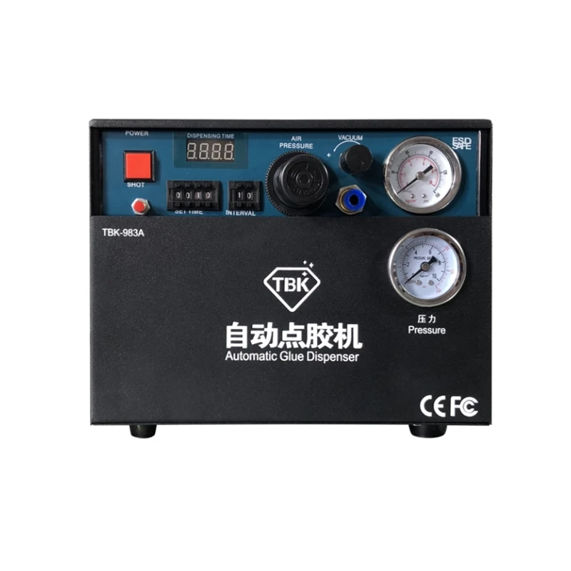 TBK 983A Built-in air compressor auto Glue Dispenser Solder Paste Liquid Controller Dropper Fluid d