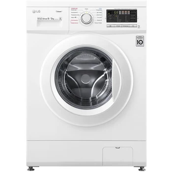 

Washing machine LG f1296cds0, frontal